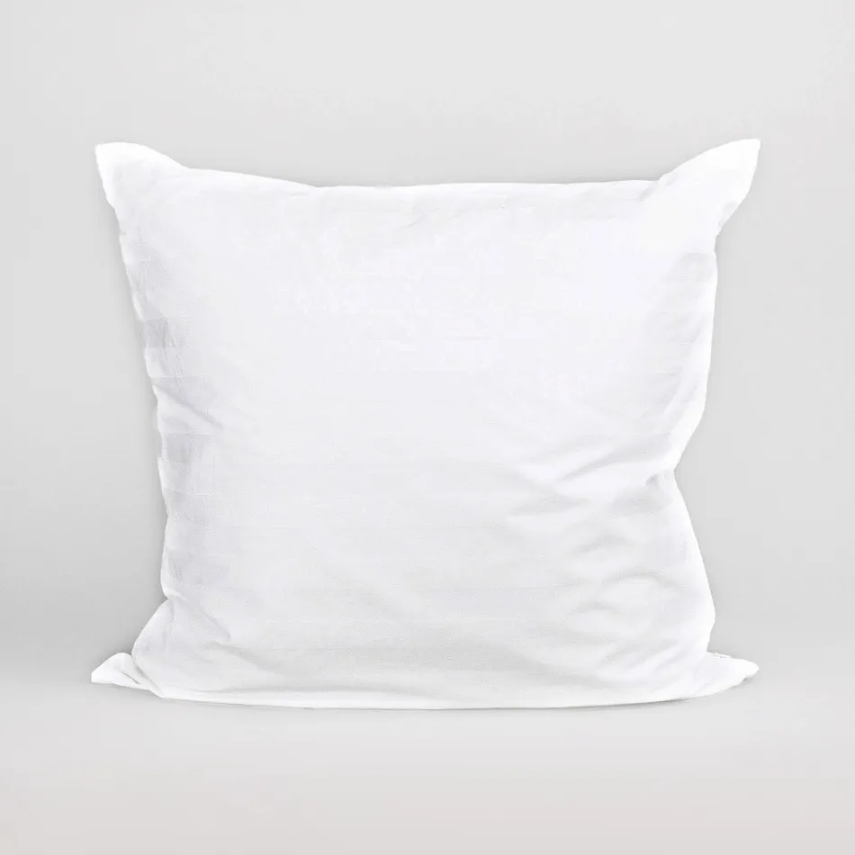 tone-on-tone pillow sham