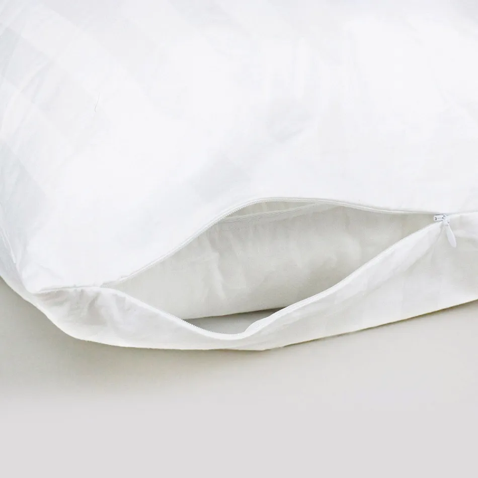 tone-on-tone pillow sham