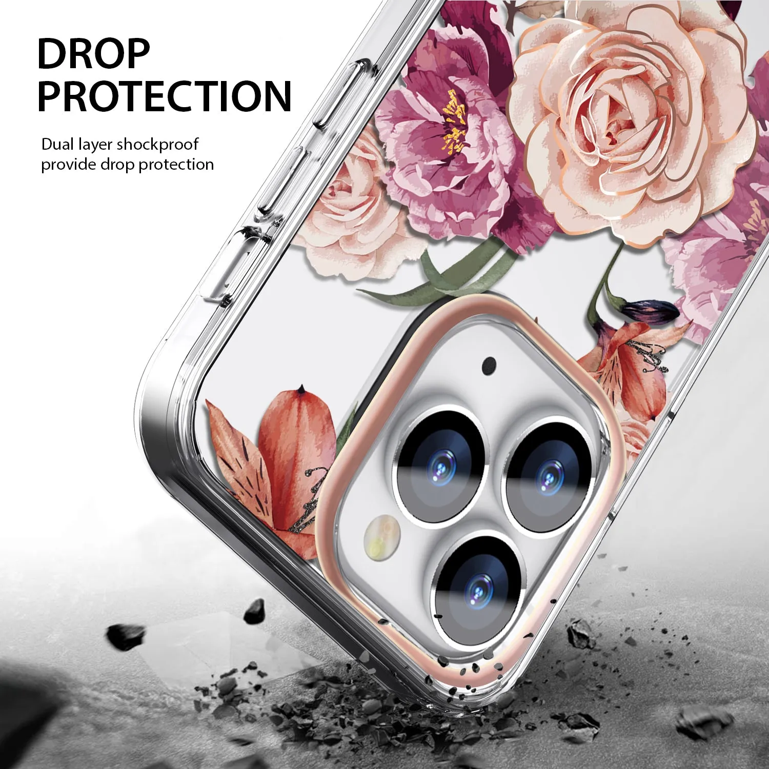 Tough On iPhone 14 Pro Max Case Flower Classic