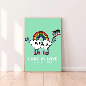 Wall Art Love is Love