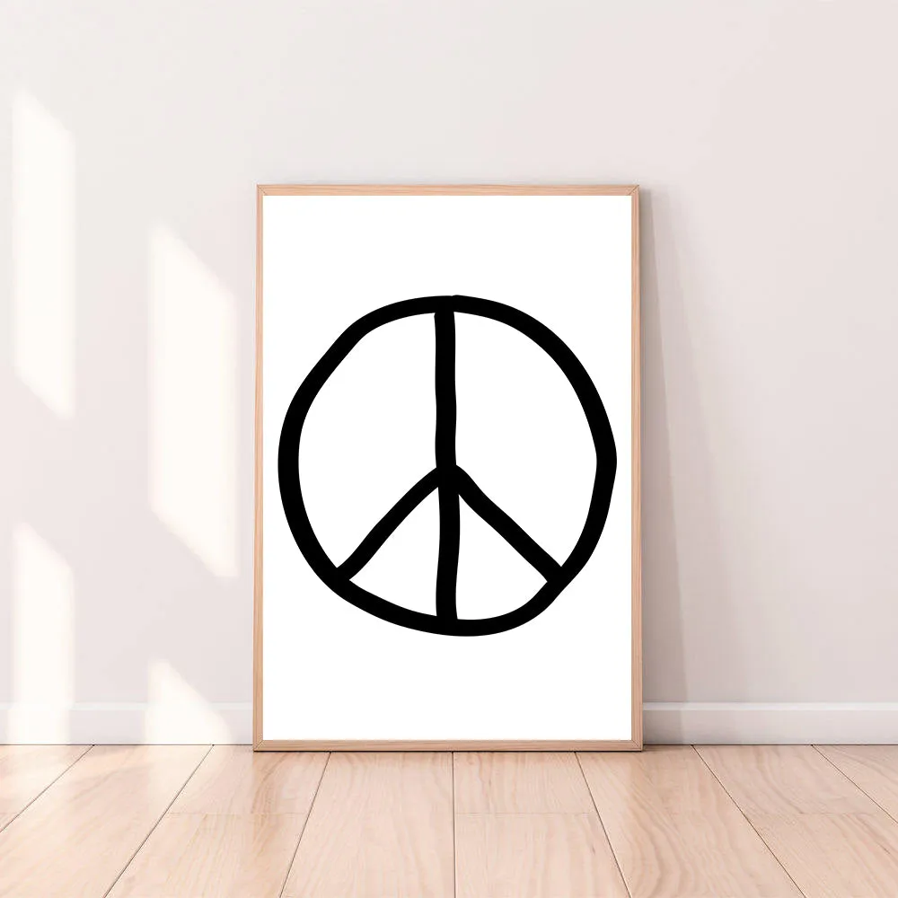 Wall Art Peace Sign