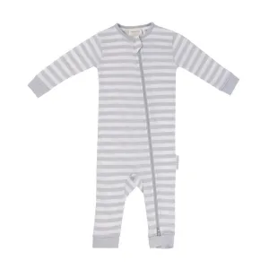 Woolbabe Pebble merino cotton PJ suit - Size 6-12M